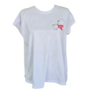 Disney Winnie The Pooh Creamy White Short Sleeve Top L